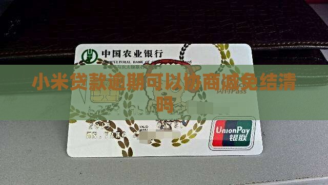 小米贷款可以协商结清减免吗