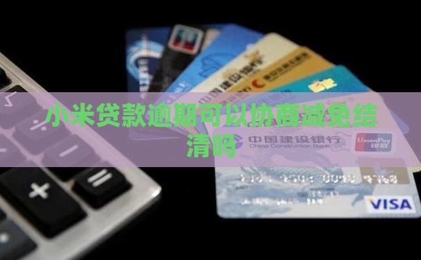 小米贷款可以协商结清减免吗
