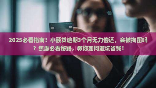 小额贷逾期无力偿还会被拘留吗