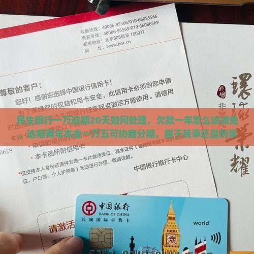 民生银行一万逾期20天如何处理