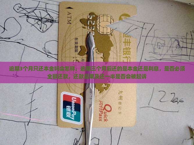 逾期3个月只还本金吗会怎样