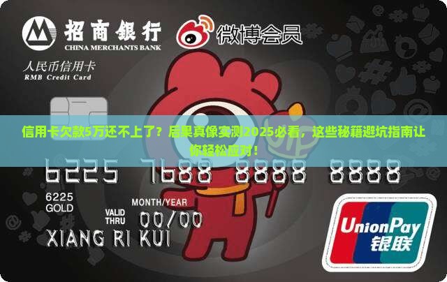 信用卡欠款5万还不上了会有什么后果