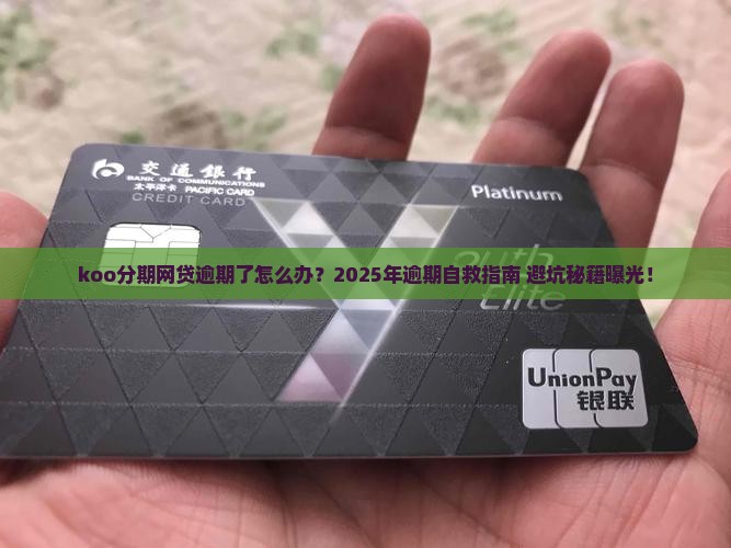 koo分期网贷逾期了怎么处理