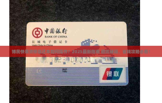 博民快易贷停息还本步骤