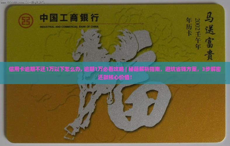 信用卡逾期不还1万以下怎么办