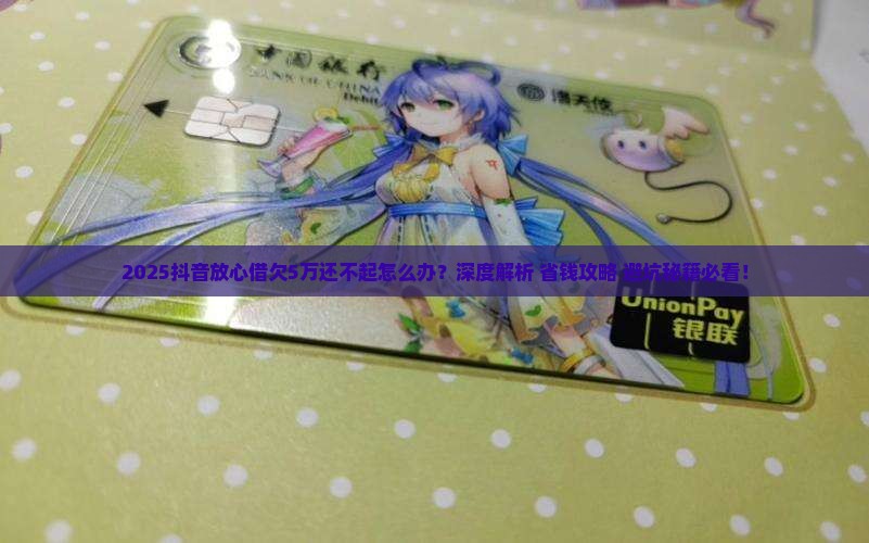 抖音放心借欠了5万还不起怎么办