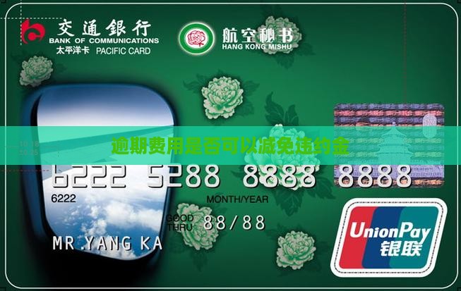 逾期费用是否可以减免违约金