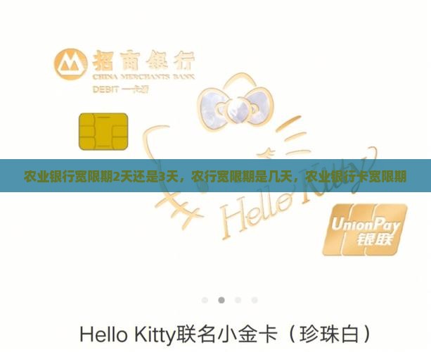 农业银行宽限期2天还是3天