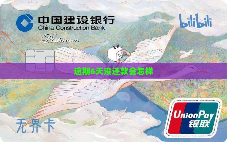 信用卡逾期6天没还款会怎样