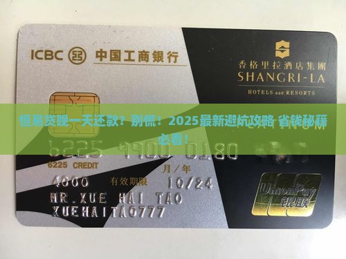 恒易贷晚一天怎么还