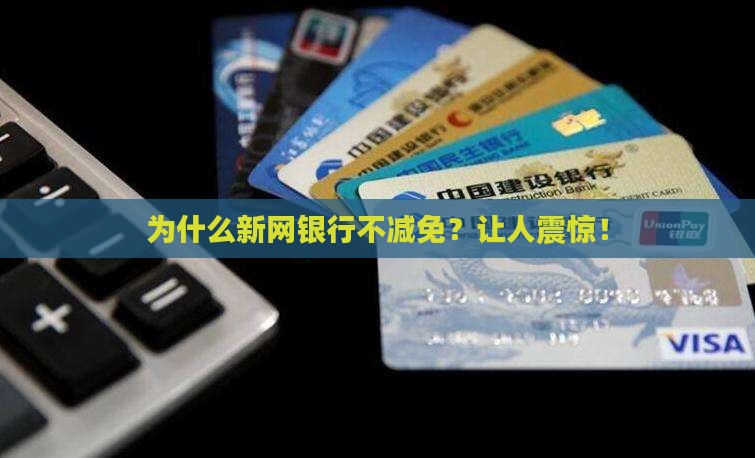 为什么新网银行不减免