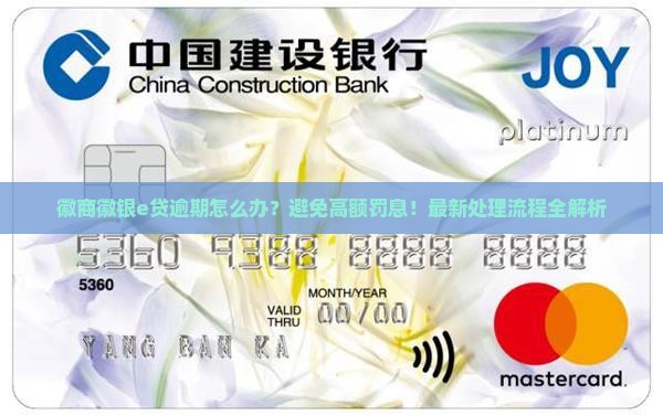 徽商徽银e贷逾期后的处理流程