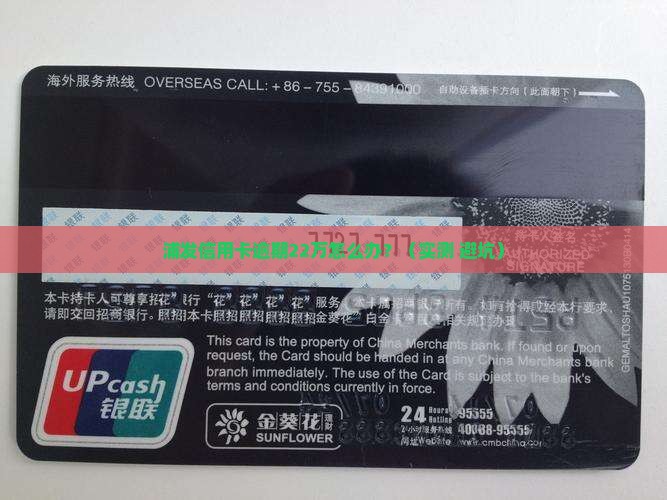 浦发信用卡逾期22万应该怎么处理
