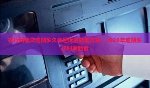 农行网捷贷逾期多久会起诉的处理方式