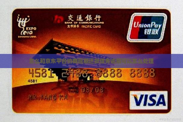 怎么和京东协商延期还款