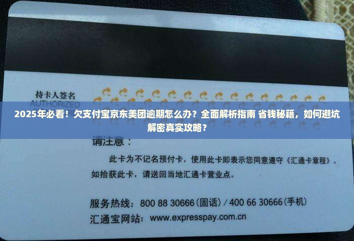 欠支付宝京东美团逾期怎么办