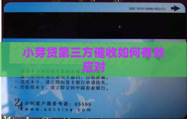 小芽贷第三方催收如何操作有效