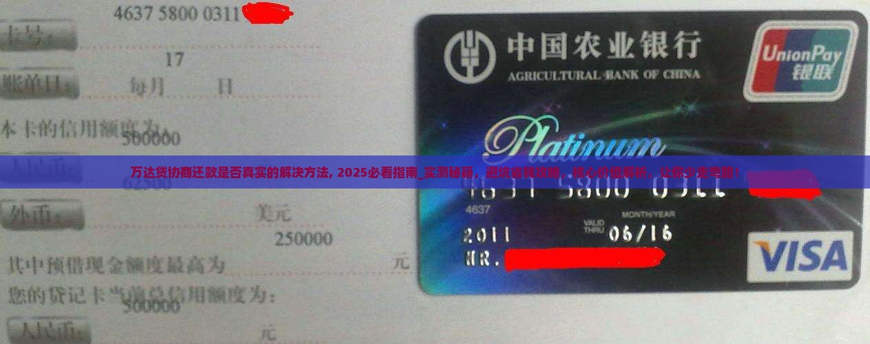 万达贷协商还款是否真实的解决方法