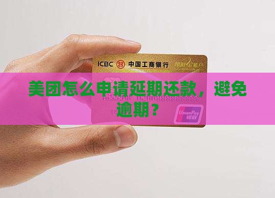 美团网贷延期还款申请方法