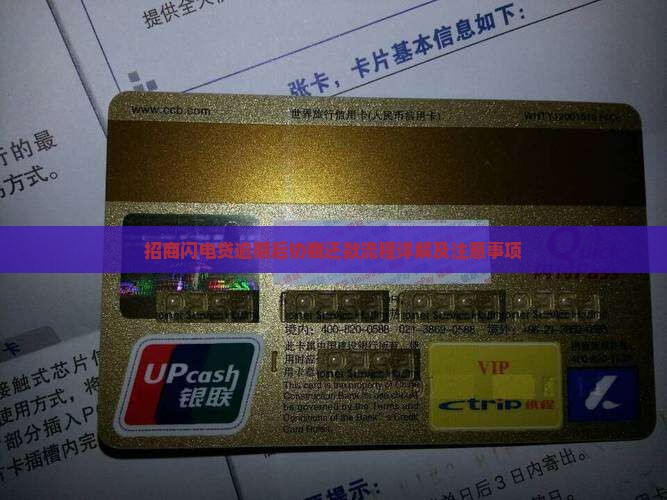 招商闪电贷协商还款流程解析及注意事项