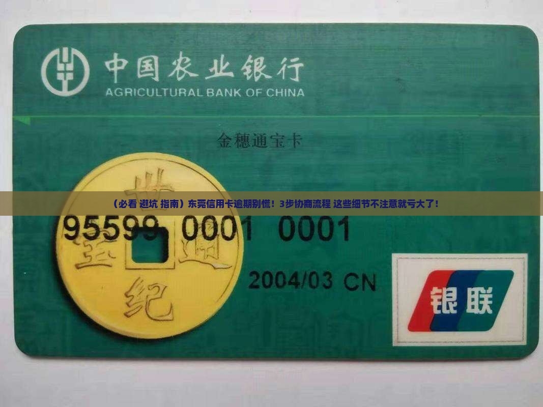 东莞市信用卡逾期协商流程及注意事项