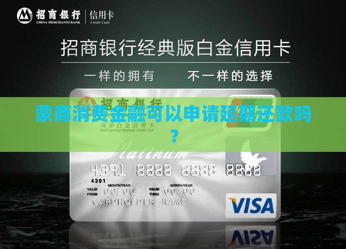 蒙商消费金融可以申请延期还款