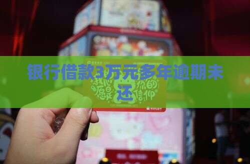 向银行借3万元十多年未还
