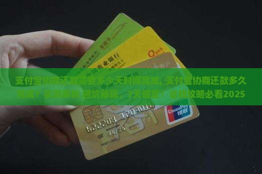 支付宝协商还款需要多少天时间完成