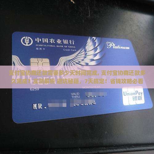 支付宝协商还款需要多少天时间完成
