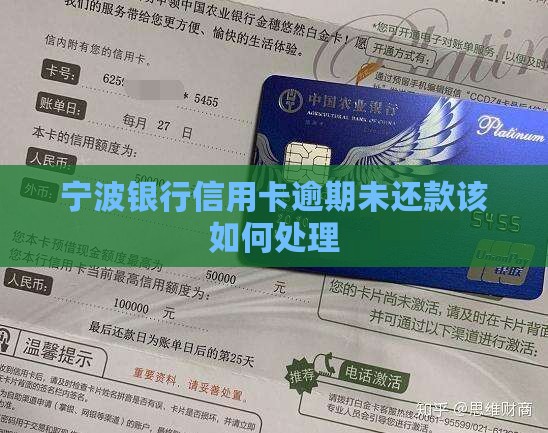 宁波银行信用卡逾期未还款该如何处理 宁波银行信用卡逾期未还款该如何处理