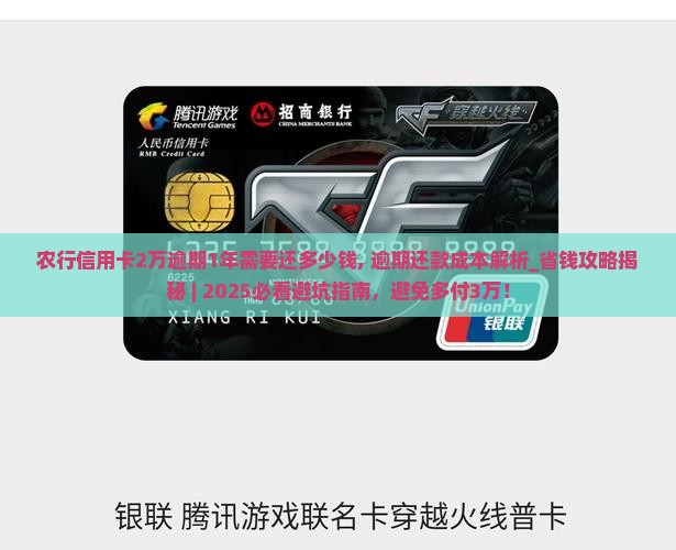 农行信用卡2万逾期1年需要还多少钱