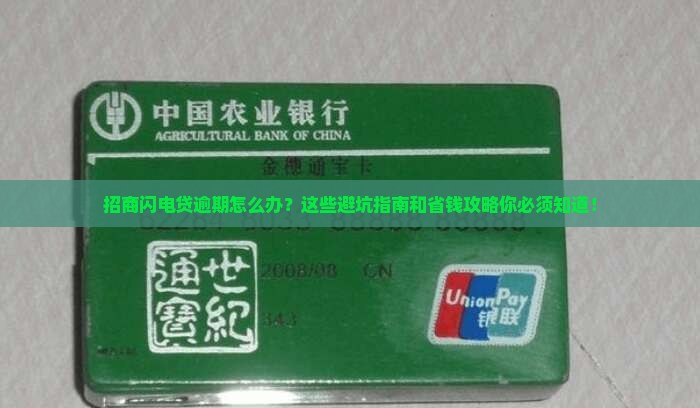 招商闪电贷逾期怎么办有效方法