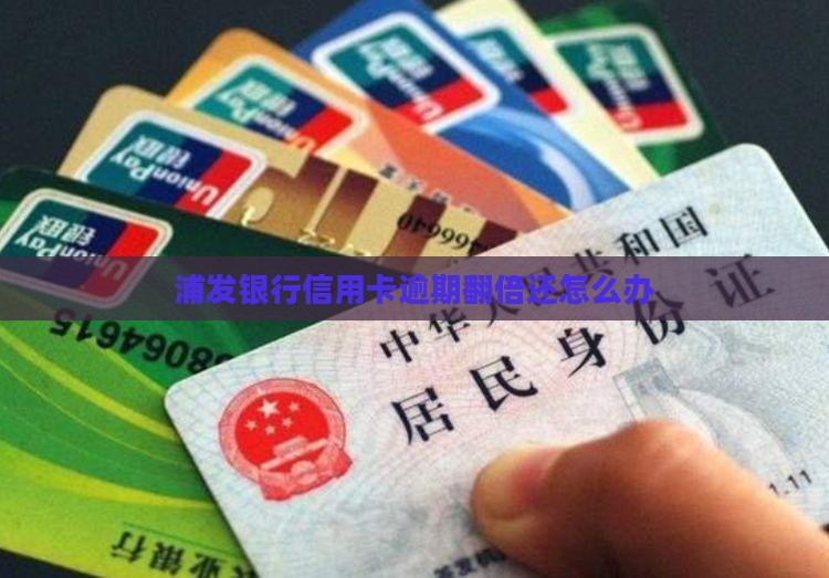 浦发银行信用卡逾期翻倍还怎么办
