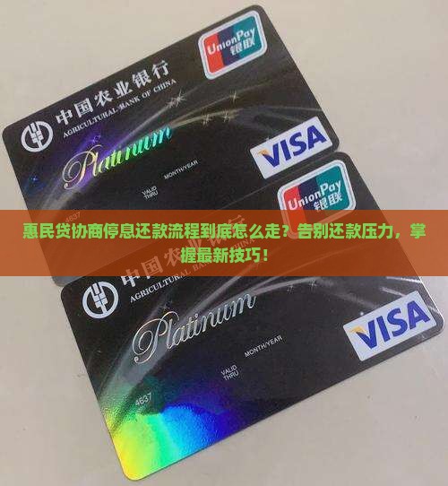 惠民贷如何协商停息还款流程