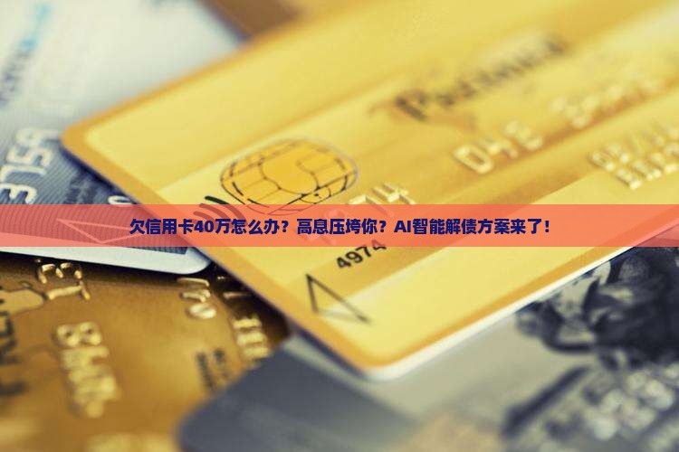 欠信用卡40万怎么办能够解决问题