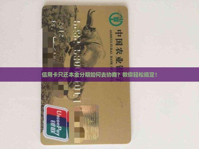 信用卡只还本金分期如何去协商