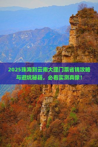 珠海到云南大理门票