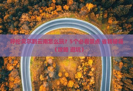呼伦贝尔到云南门票