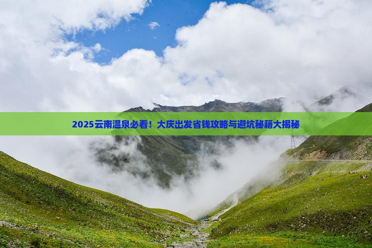 大庆到云南温泉旅行社