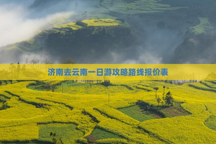 济南去云南一日