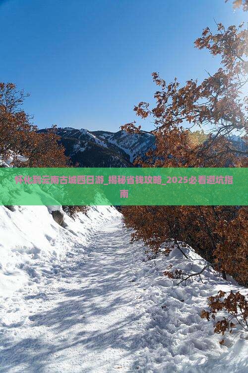 怀化到云南古城四日游