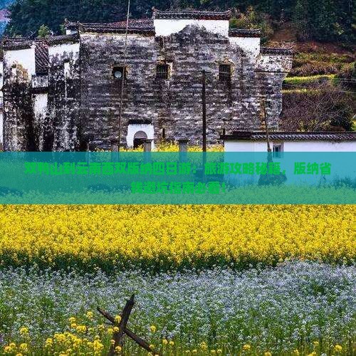 双鸭山到云南西双版纳四日游