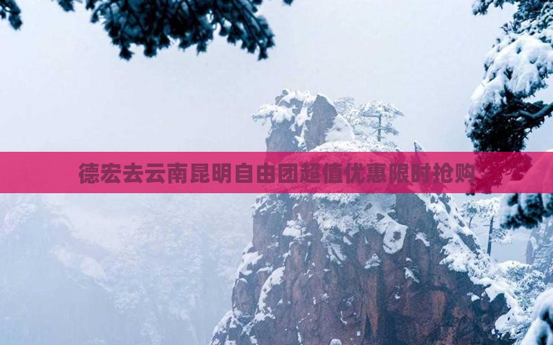 德宏去云南昆明自由团