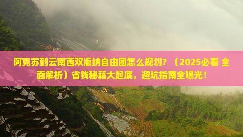 阿克苏到云南西双版纳自由团