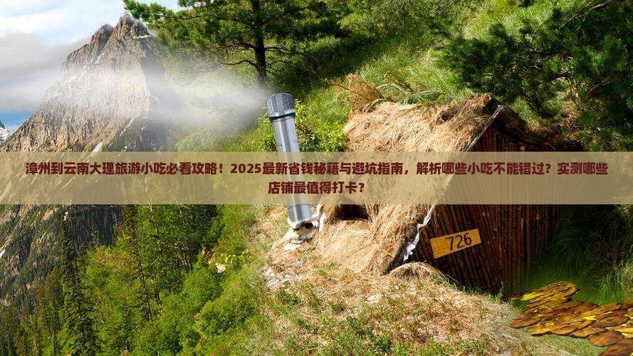 漳州到云南大理旅游小吃