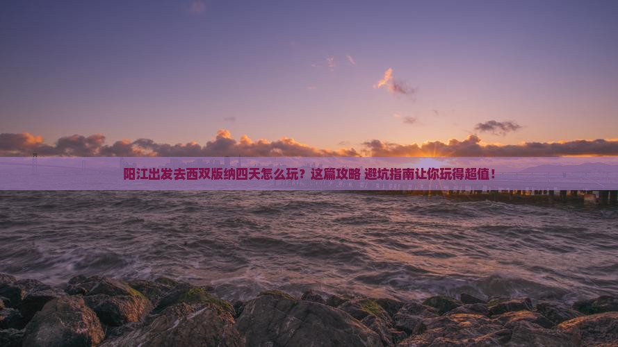 阳江去云南西双版纳四日游