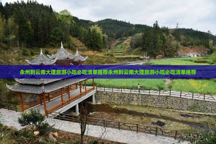 永州到云南大理旅游小吃