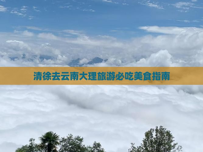 清徐去云南大理旅游小吃