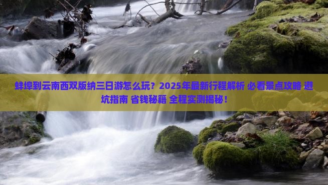 蚌埠到云南西双版纳三日游