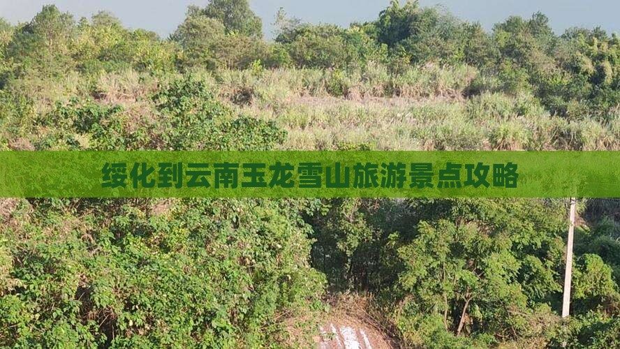 绥化到云南玉龙雪山景点